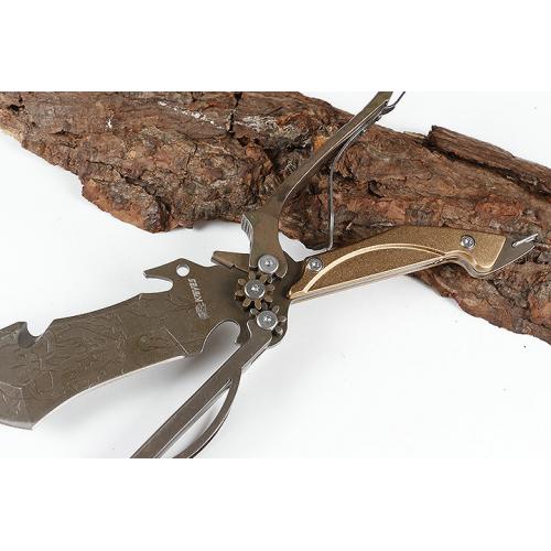 SRkk77 multifunctional outdoor folding knife (three colors) only available in black
