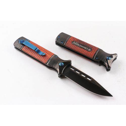 CM73 Quick Opening Folding Knife (Black Titanium) Special Offer