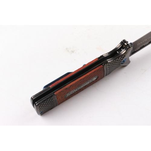 CM73 Quick Opening Folding Knife (Black Titanium) Special Offer