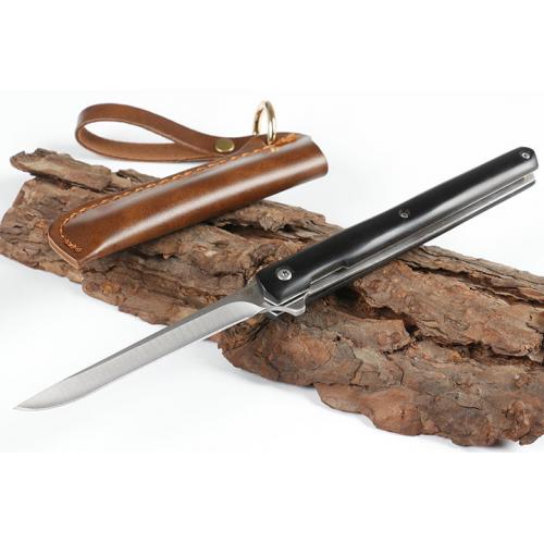 Pen Immortal Quick Opening Folding Knife (two styles of ebony)