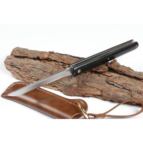 Pen Immortal Quick Opening Folding Knife (two styles of ebony)