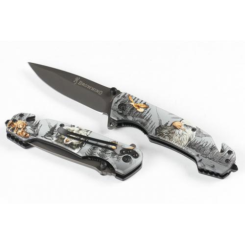 Browning FA18-1 Quick Opening Folding Knife (Two Three D Pattern Models)