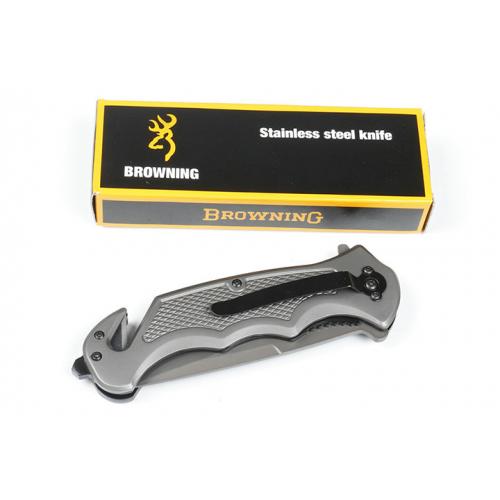 Browning F140 Quick Folding Knife (Grey Titanium)