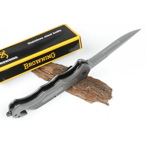Browning F140 Quick Folding Knife (Grey Titanium)